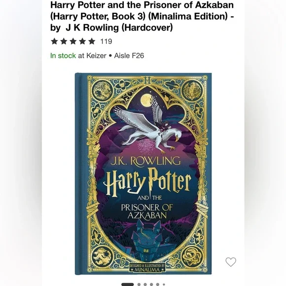 Harry Potter and the Prisoner of Askaban Minalima edition - Picture 1 of 3